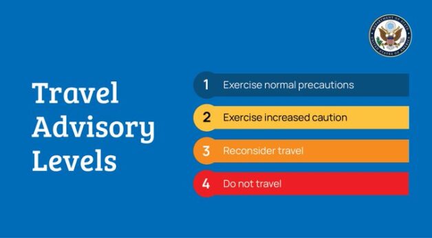 travel advisory examples